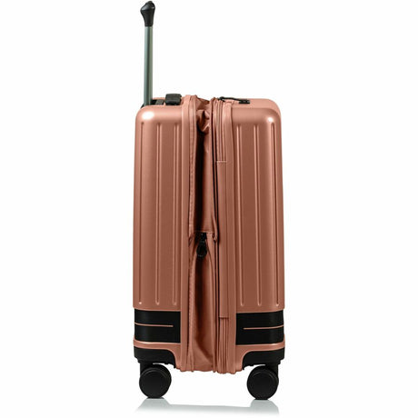 CHAMPS Fresh II Collection - 3-piece Hardside Luggage set - Pink
