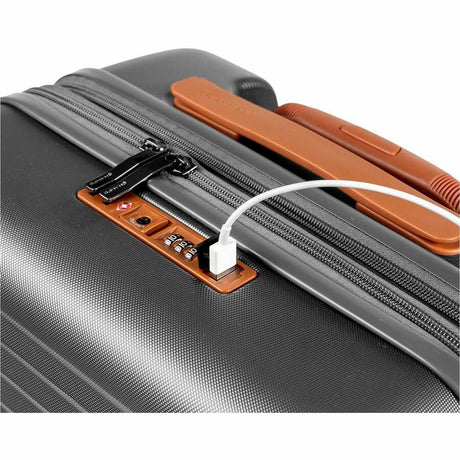 CHAMPS Vintage II Collection - 3-piece Hardside Luggage set - Grey