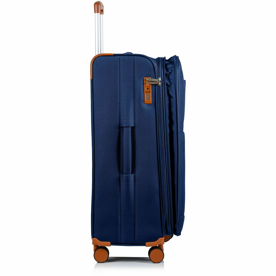CHAMPS Classic Collection - 3-piece Softside Luggage set - Navy