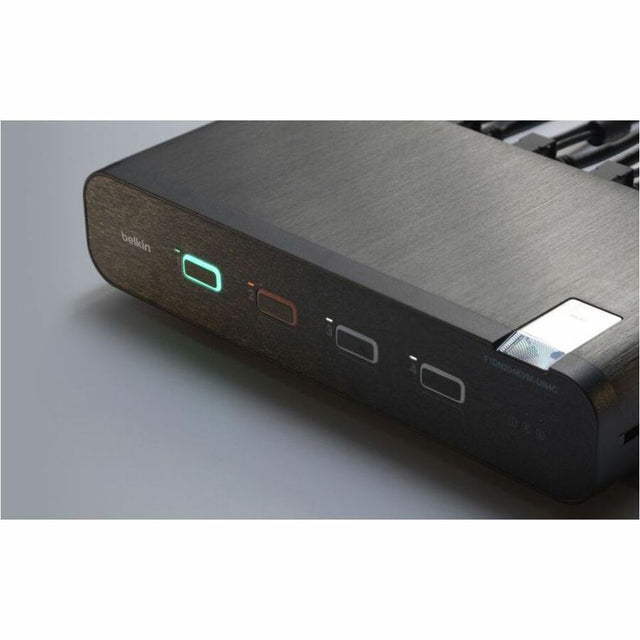 Belkin Cybersecurity and Secure KVM IsoClave RED/BLACK Secure KVM Switch, 2-Port Single Head
