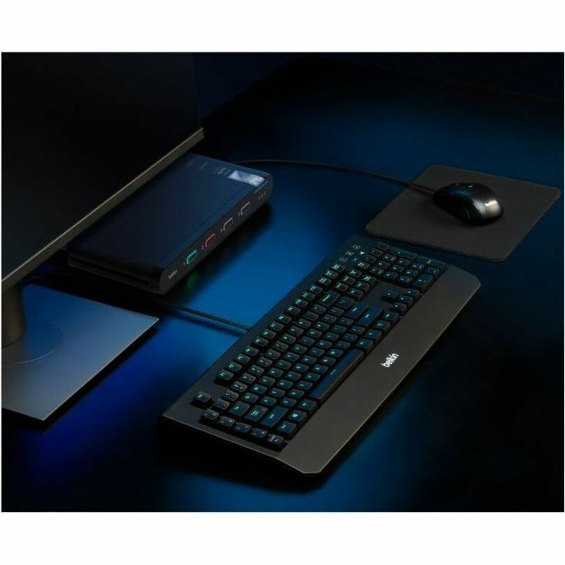 Belkin Cybersecurity and Secure KVM IsoClave RED/BLACK Secure KVM Switch, 2-Port Single Head