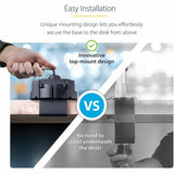 StarTech.com Triple Monitor Desk Mount For Up To Three 27in Screens, VESA 75x75/100x100, Tool-Less Arm Adjustments, C-Clamp/Grommet