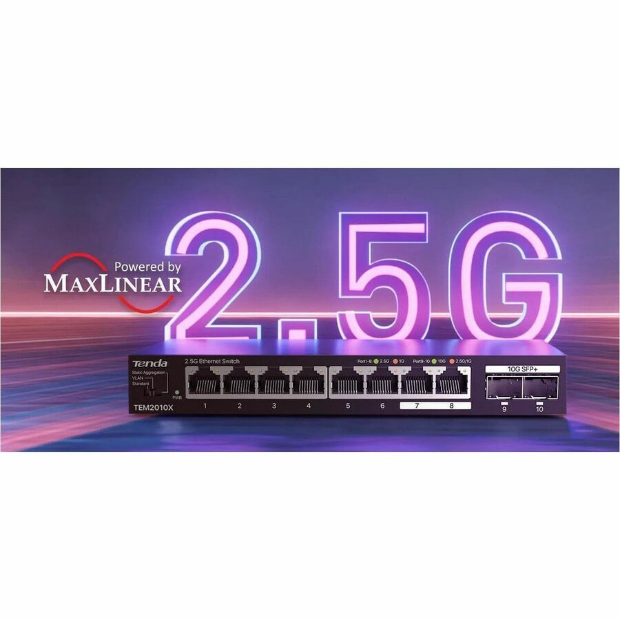 8-PORT 2.5G SWITCH 210G SFP