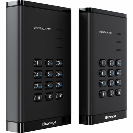 iStorage diskAshur PRO3 8 TB Portable Solid State Drive | FIPS 140-3 Level 3 Pending | Incorporated Common Criteria EAL 5+ | PIN protected | Dust/Water Resistant | TAA Compliant