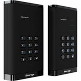 iStorage diskAshur3 5 TB Portable Hard Drive | Black | Incorporated Common Criteria EAL 5+ | PIN protected | AES 256-bit Full Disk Hardware Encryption | Dust/Water Resistant | TAA Compliant