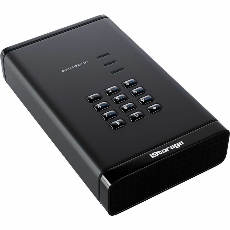 iStorage diskAshur DT3 20 TB Portable Hard Drive | FIPS 140-3 Level 3 Pending | Incorporated Common Criteria EAL 5+ | PIN protected | Dust/Water Resistant | TAA Compliant