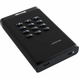 iStorage diskAshur3 512 GB Portable Solid State Drive | Black | Incorporated Common Criteria EAL 5+ | PIN protected | AES 256-bit Full Disk Hardware Encryption | Dust/Water Resistant | TAA Compliant