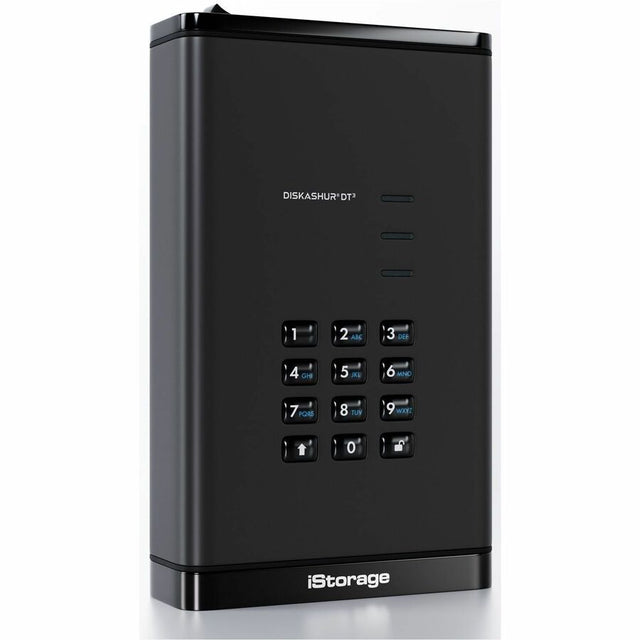 iStorage diskAshur DT3 4 TB Portable Hard Drive | FIPS 140-3 Level 3 Pending | Incorporated Common Criteria EAL 5+ | PIN protected | Dust/Water Resistant | TAA Compliant