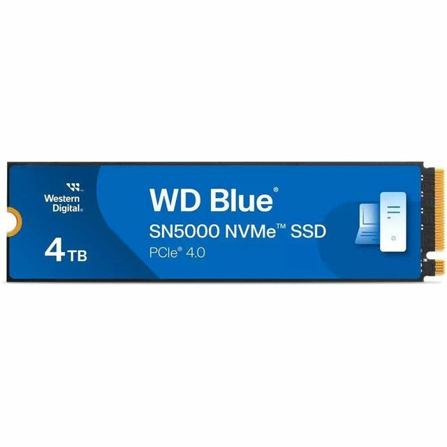 WD Blue SN5000 WDS400T4B0E 4 TB Solid State Drive - M.2 2280 Internal - PCI Express NVMe (PCI Express NVMe 4.0 x4)