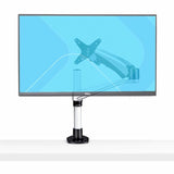 StarTech.com Monitor Desk Mount For 27in 16:9/30in 21:9 Ultrawide Screens, VESA 75x75/100x100, Tool-Less Arm Adjustments, TAA