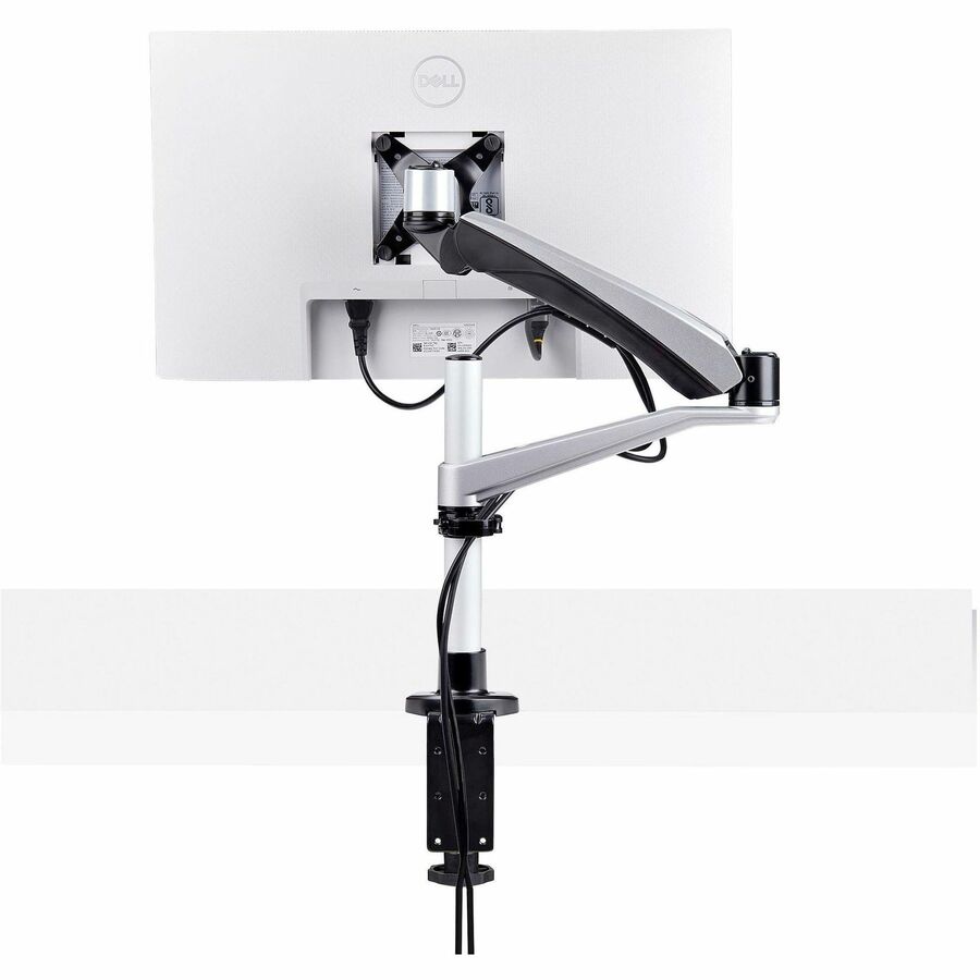 StarTech.com Monitor Desk Mount For 27in 16:9/30in 21:9 Ultrawide Screens, VESA 75x75/100x100, Tool-Less Arm Adjustments, TAA