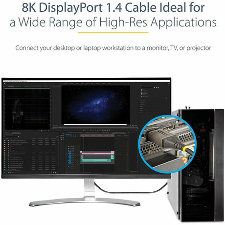 1FT DISPLAYPORT 1.4 CABLE 8K60