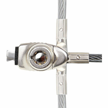 StarTech.com Slim Lock Noble Wedge&reg; Slot Compatible, 6.6ft (2m) Keyed Locking Cable, Desk Anti-Theft Security For Laptop/Notebook Computer