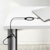 StarTech.com Slim Lock Noble Wedge&reg; Slot Compatible, 6.6ft (2m) Keyed Locking Cable, Desk Anti-Theft Security For Laptop/Notebook Computer