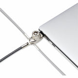 StarTech.com Slim Lock Noble Wedge&reg; Slot Compatible, 6.6ft (2m) Keyed Locking Cable, Desk Anti-Theft Security For Laptop/Notebook Computer
