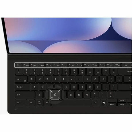 Samsung Book Cover Keyboard/Cover Case (Book Fold) Samsung Galaxy Tab S9, Galaxy Tab S9 FE Tablet - Black