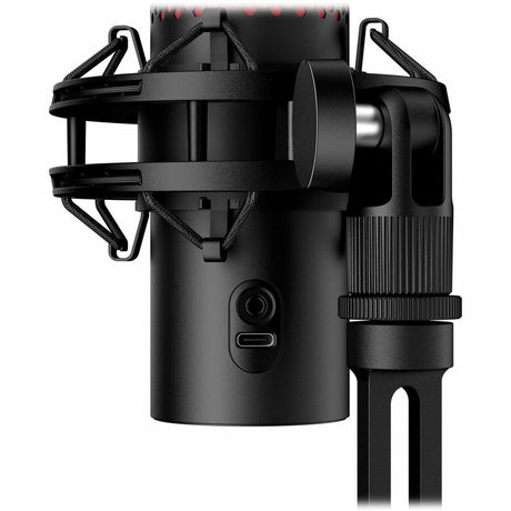 HyperX QuadCast 2 Wired Electret Condenser Microphone for Gaming, Live Streaming, Voice, Podcasting - Black