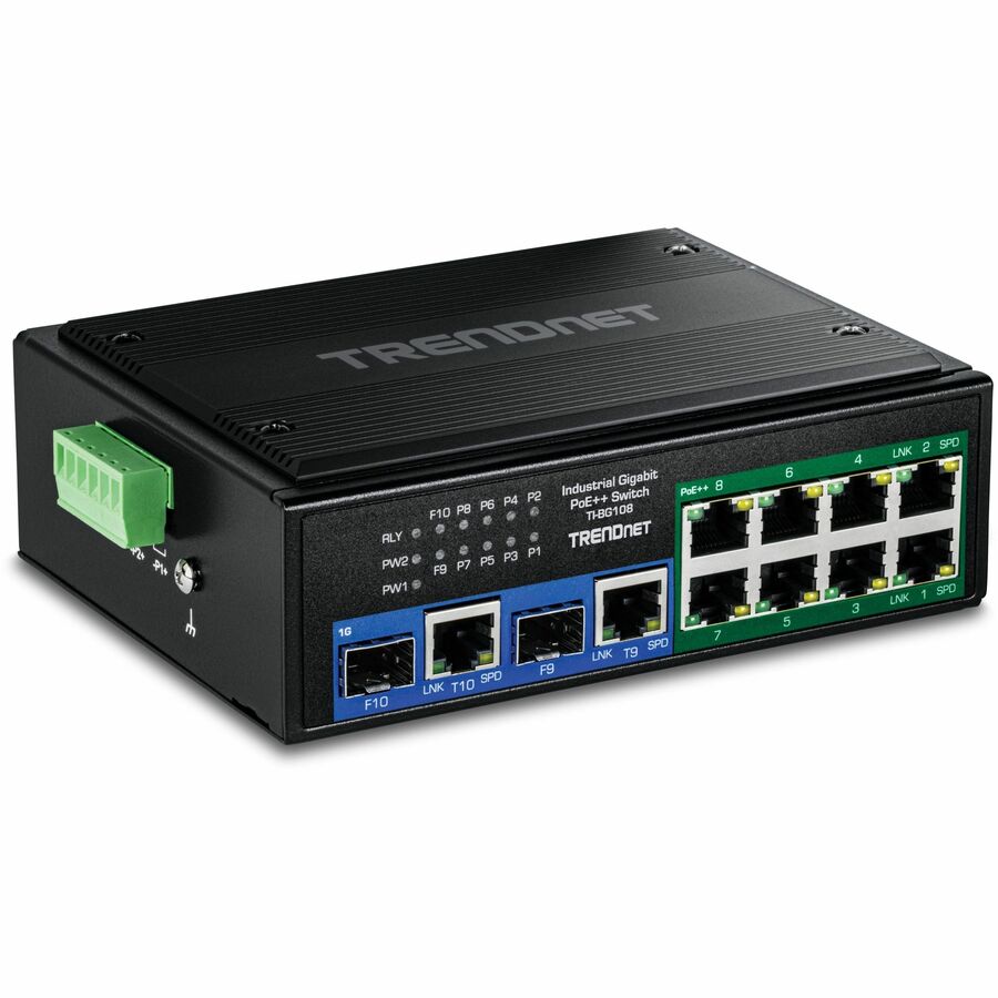 10-PORT INDUSTRIAL GIGABIT 400W