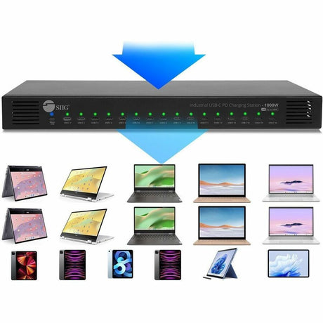 SIIG 16-PORT INDUSTRIAL USB-C