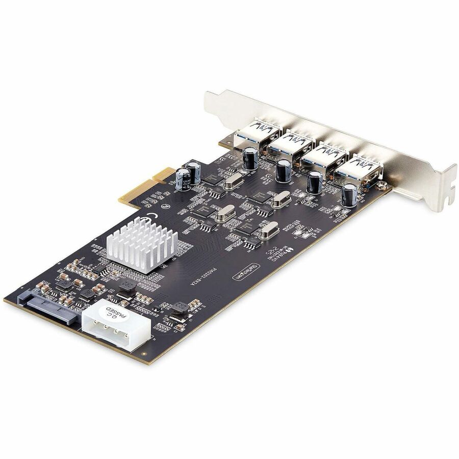 StarTech.com 4-Port USB PCIe Card, USB 3.2 5Gbps, PCI Express Expansion Card with 4x Independent USB Controllers, 4x USB-A Ports