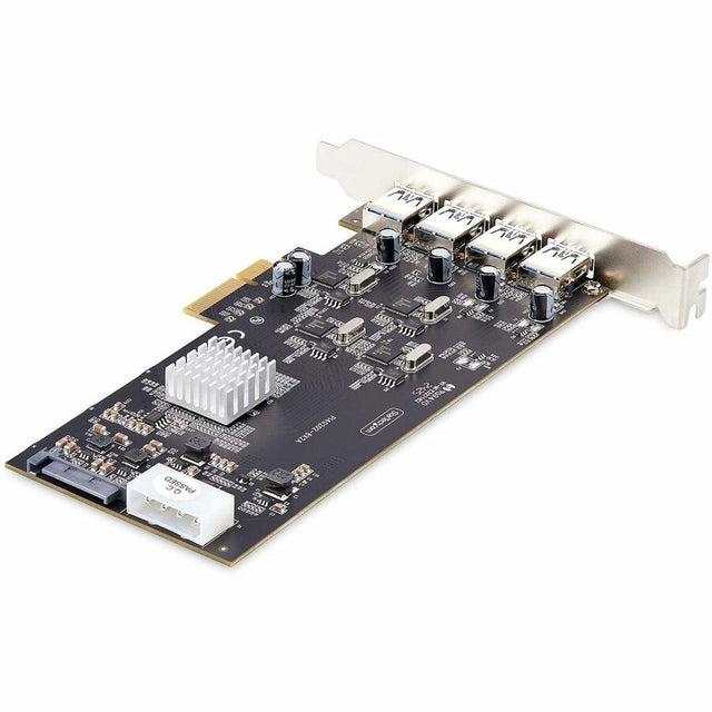 StarTech.com 4-Port USB PCIe Card, USB 3.2 5Gbps, PCI Express Expansion Card with 4x Independent USB Controllers, 4x USB-A Ports