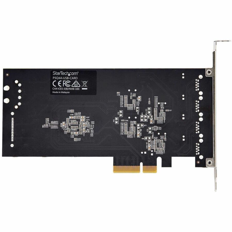 StarTech.com 4-Port USB PCIe Card, USB 3.2 5Gbps, PCI Express Expansion Card with 4x Independent USB Controllers, 4x USB-A Ports