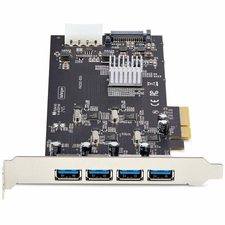 StarTech.com 4-Port USB PCIe Card, USB 3.2 5Gbps, PCI Express Expansion Card with 4x Independent USB Controllers, 4x USB-A Ports