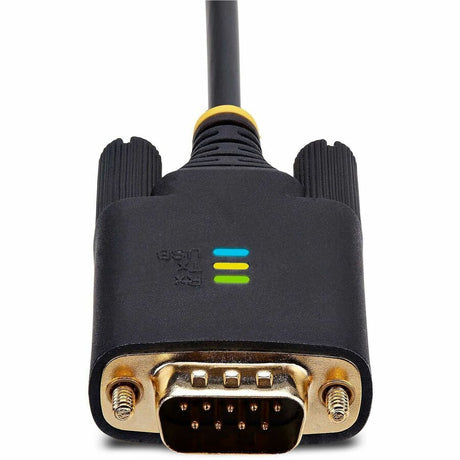 StarTech.com 6.6ft (2m) USB to Serial Adapter Cable, COM Retention, FTDI, DB9 RS232, Interchangeable DB9 Screws/Nuts, Windows/macOS/Linux