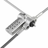 StarTech.com Universal Laptop Cable Lock 6.6ft, Serialized Combo Security Cable For Notebook, Compatible w/Noble Wedge&reg;/Nano/K-Slot