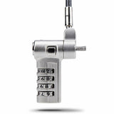 StarTech.com Universal Laptop Cable Lock 6.6ft, Serialized Combo Security Cable For Notebook, Compatible w/Noble Wedge&reg;/Nano/K-Slot