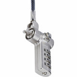 StarTech.com Universal Laptop Cable Lock 6.6ft, Serialized Combo Security Cable For Notebook, Compatible w/Noble Wedge&reg;/Nano/K-Slot