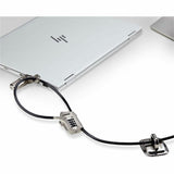StarTech.com Laptop/Desktop & Peripheral Lock Kit, 9.8ft (3m) Steel Cable, Theft-Deterring Security Lock, K-Slot, For 3x Devices