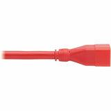 EXT CBL C20 TO C19 20A RED 2FT