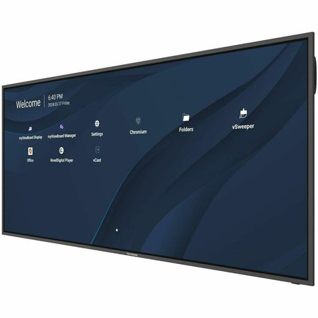 ViewSonic CDE105UW 105" 5K UHD (5120x2160px) Ultrawide 21:9 Digital Signage Display, 24/7 Operation, 500 cd/m2 High Brightness, Remote Management, Landscape and Portrait Mode