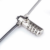 StarTech.com Slim Lock K-Slot Compatible, 6.6ft (2m) Combination Locking Cable, Desk Anti-Theft Security For Laptop/Notebook Computer