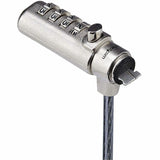 StarTech.com Slim Lock K-Slot Compatible, 6.6ft (2m) Combination Locking Cable, Desk Anti-Theft Security For Laptop/Notebook Computer