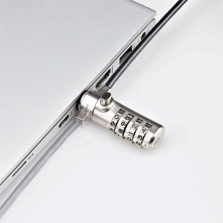 StarTech.com Slim Lock K-Slot Compatible, 6.6ft (2m) Combination Locking Cable, Desk Anti-Theft Security For Laptop/Notebook Computer