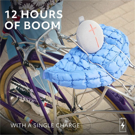 ULTIMATE EARS MINIROLL Ultra-Portable Waterproof Bluetooth Speaker, Big Bass, IP67 Dustproof, 131 ft (40 m) Range - Revive Grey