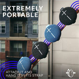 ULTIMATE EARS MINIROLL Ultra-Portable Waterproof Bluetooth Speaker, Big Bass, IP67 Dustproof, 131 ft (40 m) Range - Majestic Blue