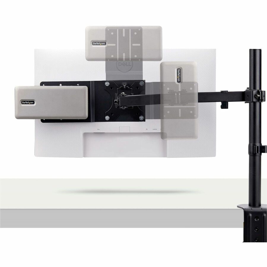 StarTech.com VESA Mounting Bracket for NUC/Thin Clients or Laptop Docking Stations, VESA 75x75/100x100 Compatible