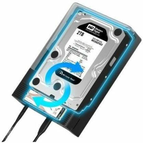 Sabrent DS-UFNC Drive Dock PCI Express NVMe, M.2, SATA - USB 3.2 (Gen 2) Type C Host Interface - UASP Support