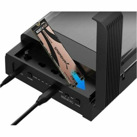 Sabrent DS-UFNC Drive Dock PCI Express NVMe, M.2, SATA - USB 3.2 (Gen 2) Type C Host Interface - UASP Support