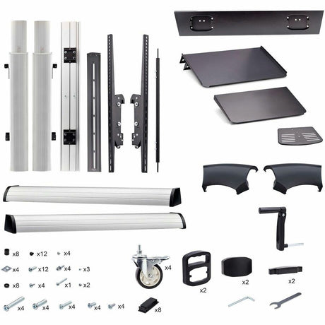 ROLLING TV CART PORTABLE MOUNT