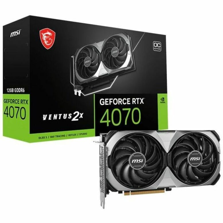 MSI NVIDIA GeForce RTX 4070 Graphic Card - 12 GB GDDR6
