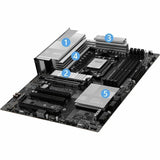 MSI X870-P WIFI Gaming Desktop Motherboard - AMD X870 Chipset - Socket AM5 - ATX