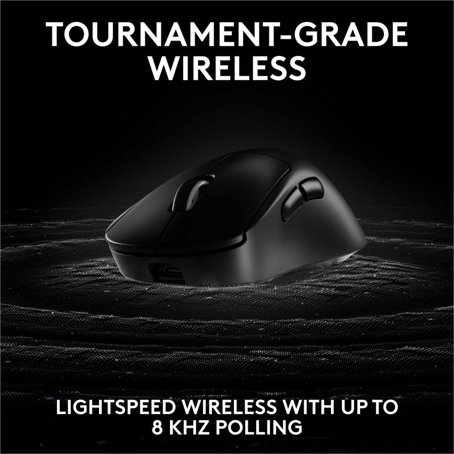 Logitech G PRO X SUPERLIGHT 2 DEX LIGHTSPEED Wireless Gaming Mouse, 60g Pro-Grade Lightweight Mouse With 5 Programmable Buttons, 32k DPI Sensor, USB-C Charging, for PC/Mac - Black