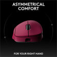 Logitech G PRO X SUPERLIGHT 2 DEX LIGHTSPEED Wireless Gaming Mouse, 60g Pro-Grade Lightweight Mouse With 5 Programmable Buttons, 32k DPI Sensor, USB-C Charging, for PC/Mac - Magenta