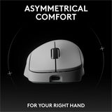 Logitech G PRO X SUPERLIGHT 2 DEX LIGHTSPEED Wireless Gaming Mouse, 60g Pro-Grade Lightweight Mouse With 5 Programmable Buttons, 32k DPI Sensor, USB-C Charging, for PC/Mac - White