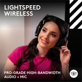 Logitech G Astro A50 LIGHTSPEED Wireless Gaming Headset + Base Station (Gen 5), PRO-G GRAPHENE, 3-System Switching, USB-C to Xbox, PS5, PC/Mac or Nintendo Switch, Bluetooth - Black