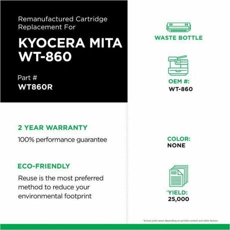 Clover Imaging Remanufactured Waste Container for Kyocera Mita WT-860